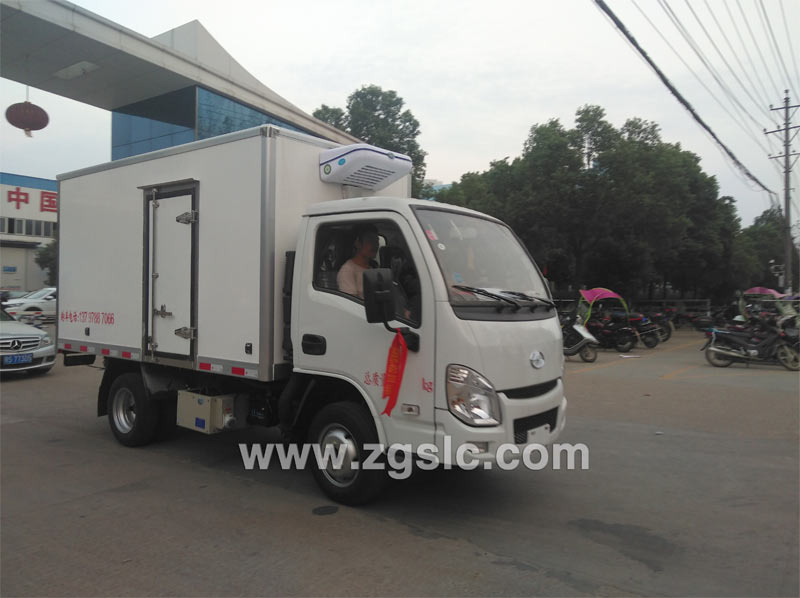2019/09/04 湖南劉總在湖北程力集團訂購一臺國六躍進冷藏車，單號12654